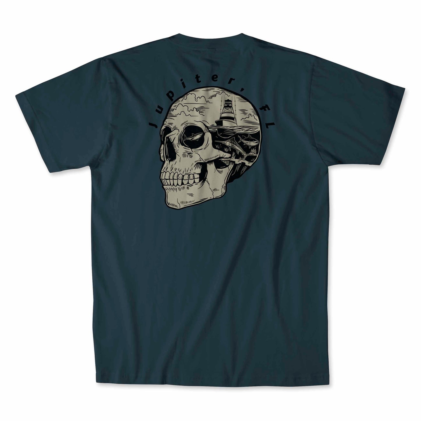 Jupiter Florida Skull T-Shirt