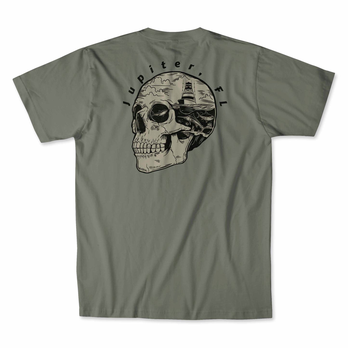 Jupiter Florida Skull T-Shirt