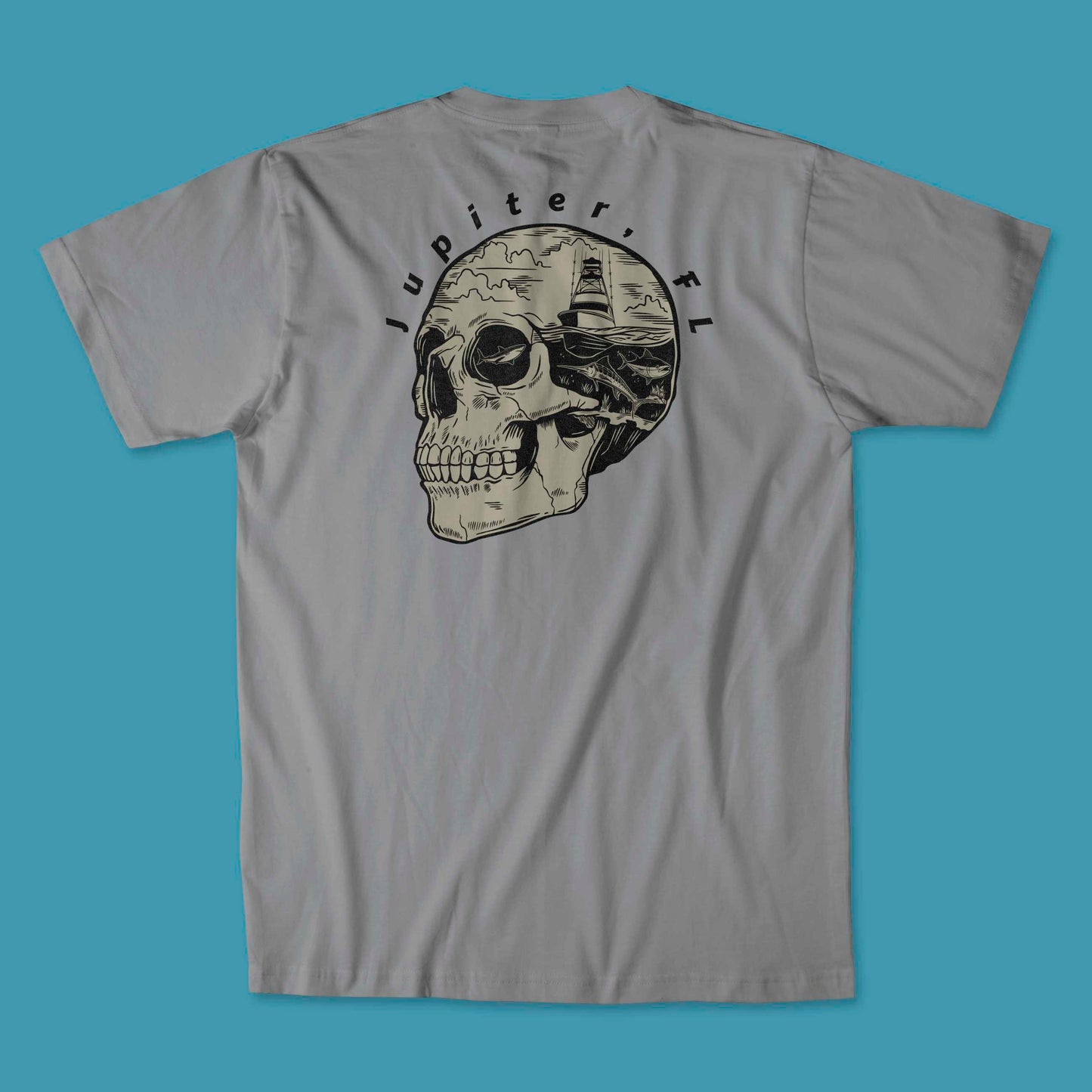 Jupiter Florida Skull T-Shirt