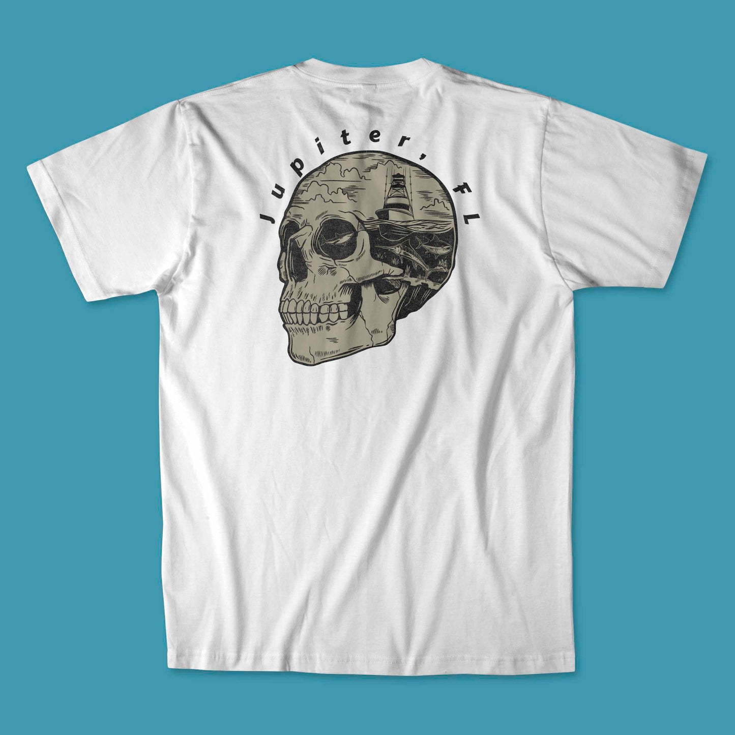 Jupiter Florida Skull T-Shirt