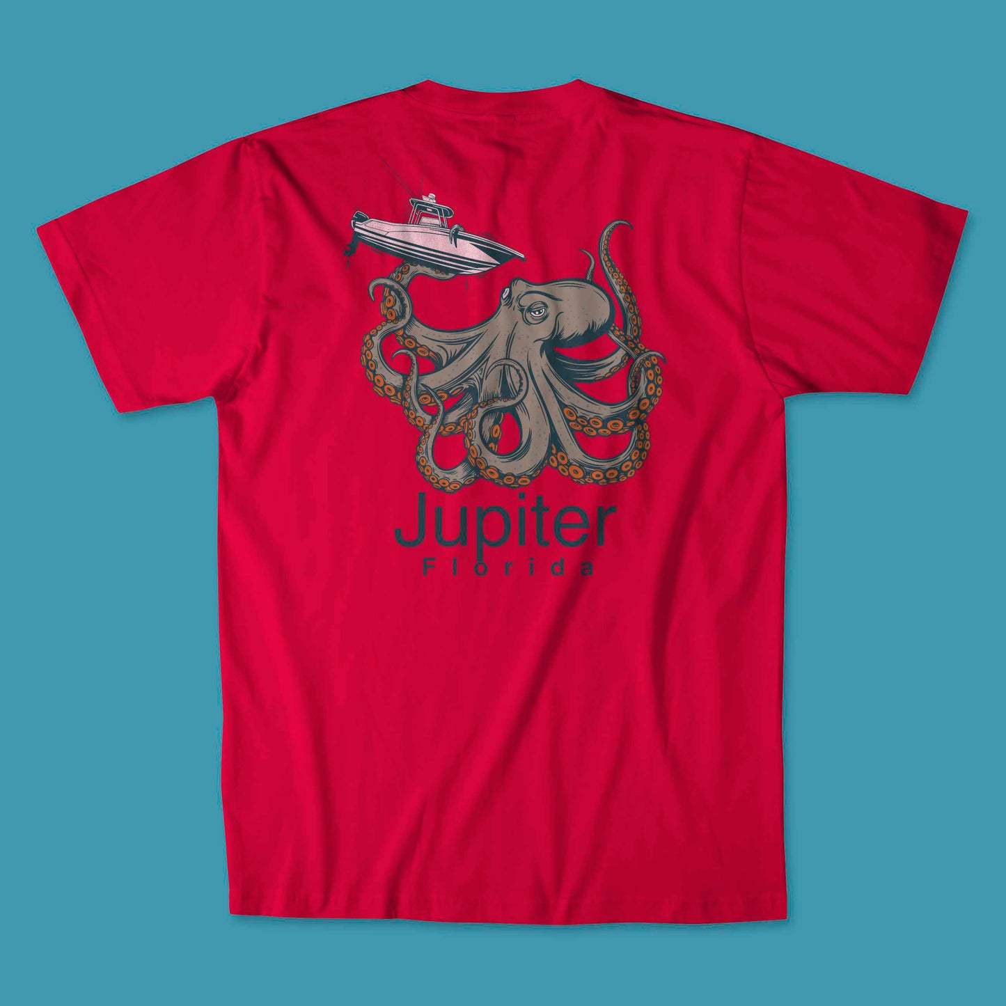 Jupiter Florida Octopus T-Shirt