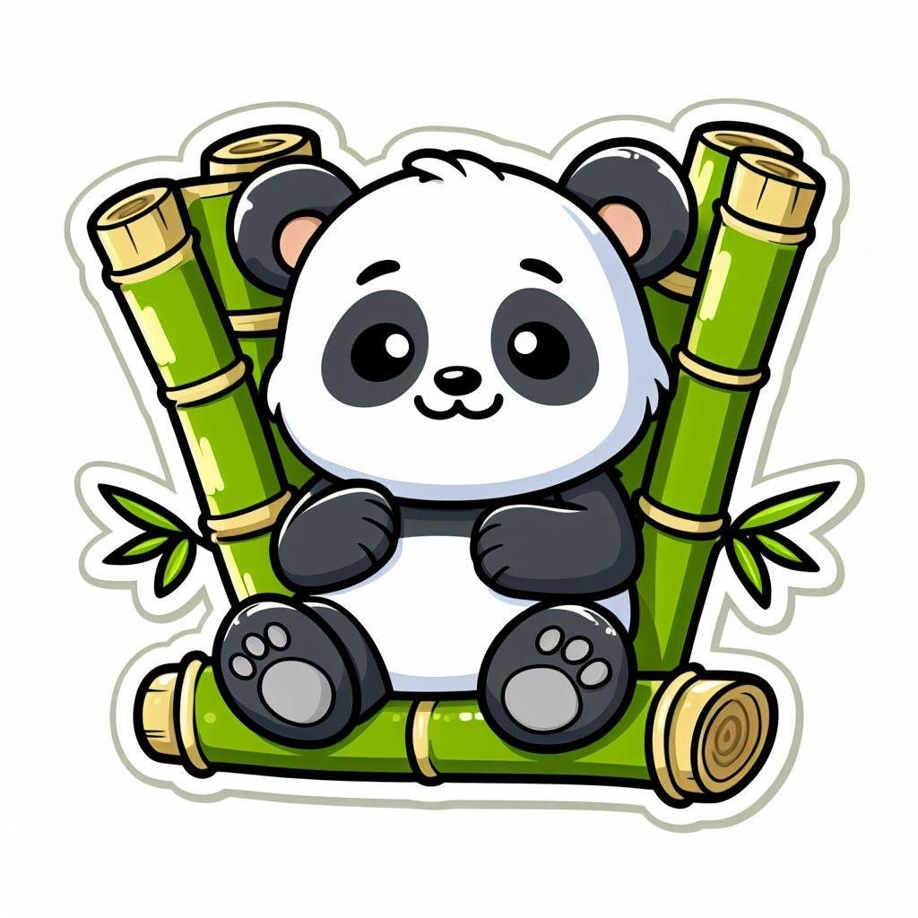 Panda Sticker